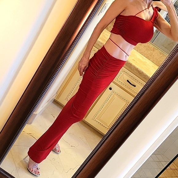 Tiger Mist Red Pearlie Top & Skirt Set, XS - Picture 5 of 14